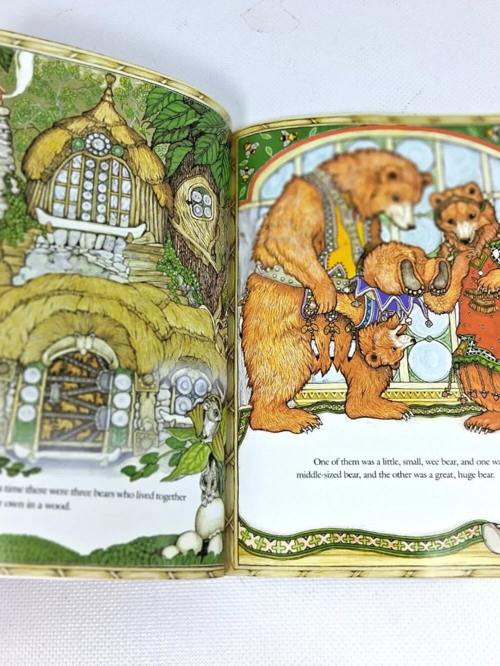 Goldilocks and the Three Bears by Jan Brett, Children's Book